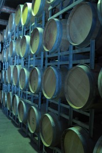 Wine barrels - a major reason to visit Adelalide