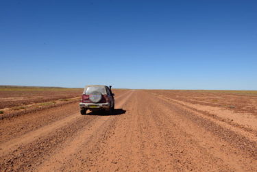 Driving on wide open spaces