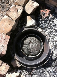 First-attempt-at-cooking-bread-in-the-camp-oven