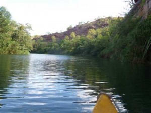 Canoing Boodjamulla-gorge