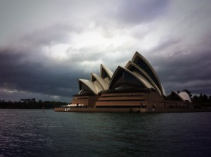 Storm over Sydney Opera House