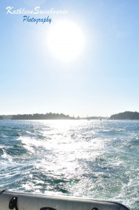 Afternoon sun on Sydney Harbour