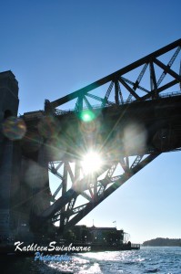 Under the harbour bridge