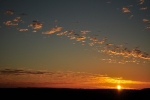 Sunrise at Finke