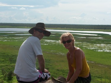 Sunset over the floodplain from Ubirr