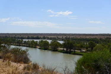 View of the river Murray and surrounding lagoons
