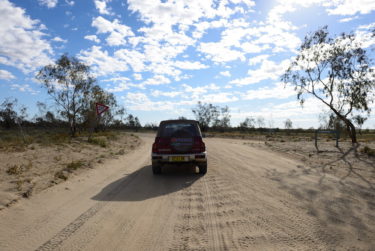 Give way - even in the outback