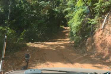 Steep hills on the Creb Track