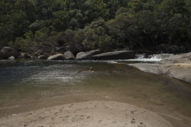 "Im not afraid of crocodiles" - swimming along the Creb Track