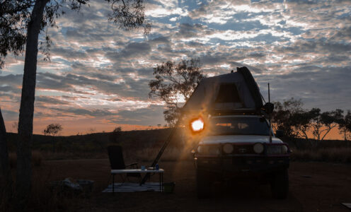 Packing up my roof top tent
