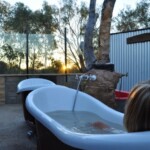 Sunset mudbath at Eulo
